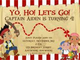 Jake and the Neverland Pirate Birthday Invitations Jake and the Neverland Pirates Birthday Invitation