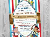 Jake and the Neverland Pirates Birthday Invitations Printable Jake and the Neverland Pirates Birthday Invitation Printable