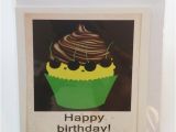 Jamaican Birthday Cards Chocolate Cupcake Birthday Card In Jamaican Patwa