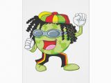 Jamaican Birthday Cards Jamaican Watermelon Dancing Greeting Card Zazzle