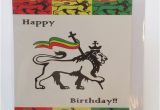 Jamaican Birthday Cards Judah Lion Birthday Card In Jamaican Patwa