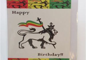 Jamaican Birthday Cards Judah Lion Birthday Card In Jamaican Patwa