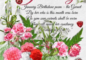 January Birthday Flowers Cheyokota Digital Scraps New Birthday Birthstone Birth