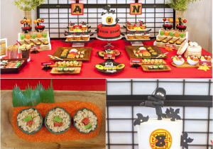 Japanese Birthday Decorations A Japanese origami Dojo Ninja Birthday Party Party Ideas