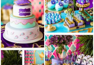 Jasmine Birthday Party Decorations Kara 39 S Party Ideas Princess Jasmine Birthday Party Kara