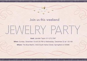 Jewelry Making Birthday Party Invitations Jewelry Party Invitation Template Oxyline 84c3244fbe37