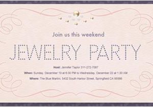 Jewelry Making Birthday Party Invitations Jewelry Party Invitation Template Oxyline 84c3244fbe37