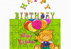Jigsaw Puzzle Birthday Card Personalised Happy Birthday Jigsaw Puzzles