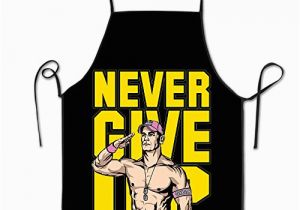 John Cena Birthday Card with sound Never Give Up Wwe John Cena Kitchen Aprons