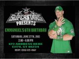 John Cena Birthday Cards Wwe John Cena Birthday Invitation Digital Copy by