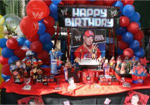 John Cena Birthday Decorations Wwe Party Birthday Party Ideas Photo 3 Of 3 Catch My Party