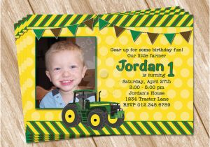 John Deere 1st Birthday Invitations John Deere 1st Birthday Invitations Dolanpedia