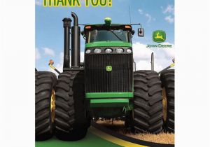 John Deere Birthday Card 8 John Deere Farm Tractor Happy Birthday Party Thank You