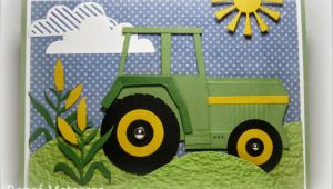 John Deere Birthday Card John Deere Birthday Card Tractor Cloud and Farming