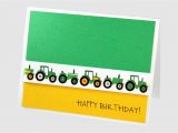 John Deere Birthday Cards Boy Birthday Card Tractor Birthday Card