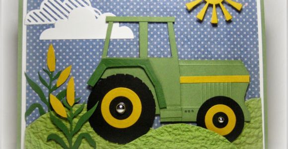 John Deere Birthday Cards John Deere Birthday Card Tractor Cloud and Farming