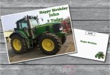 John Deere Birthday Cards Personalised John Deere Tractor Birthday Card A5 Large