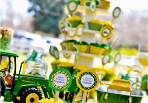 John Deere Birthday Decorations Kara 39 S Party Ideas John Deere Tractor Birthday Party