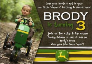 John Deere Birthday Invitation Templates Free Best 20 Tractor Birthday Invitations Ideas On Pinterest