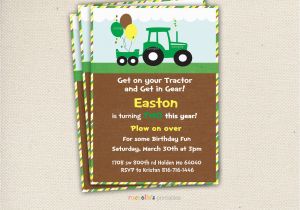 John Deere Birthday Invitation Templates Free Birthday Invites Tractor Birthday Invitations Celebrate