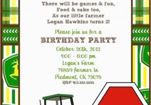 John Deere Birthday Invitation Templates Free Free Printable John Deere Birthday Invitations Lijicinu