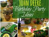 John Deere Birthday Party Decorations John Deere Tractor themed Birthday Party Ideas
