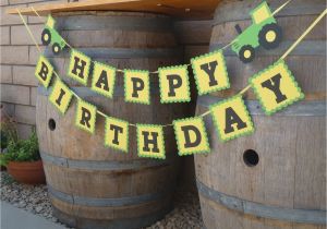 John Deere Happy Birthday Banner Emtsweeetie