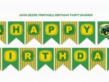 John Deere Happy Birthday Banner John Deere Birthday Banner Boys Tractor themed by