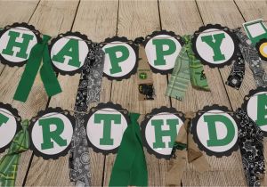 John Deere Happy Birthday Banner John Deere Birthday Tractor Inspired Happy Birthday Banner