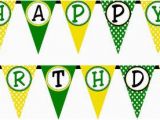 John Deere Happy Birthday Banner Tractor Time Happy Banner Buy 2 Get 1 Free Diy