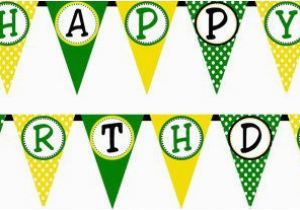 John Deere Happy Birthday Banner Tractor Time Happy Banner Buy 2 Get 1 Free Diy