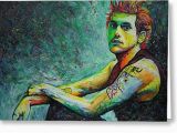 John Mayer Birthday Card John Mayer Painting by Joshua Morton