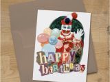 John Wayne Birthday Card John Wayne Gacy Clown Birthday Card True Crime Fan Greeting