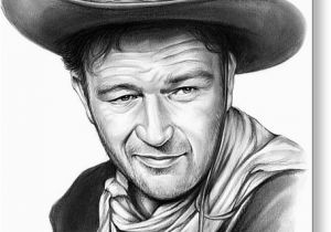 John Wayne Birthday Card John Wayne Greeting Cards for Sale