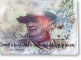 John Wayne Birthday Card John Wayne Photograph by Ericamaxine Price