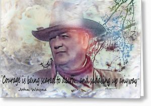 John Wayne Birthday Card John Wayne Photograph by Ericamaxine Price