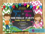 Joint Birthday Invitations for Kids Kids Joint Mini Golf Birthday Party Invitations Combined