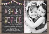 Joint Birthday Invites Joint Birthday Invitation Girls Joint Birthday Party