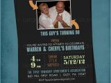 Joint Birthday Invites Joint Milestone Surprise Birthday Party Invite Double Party