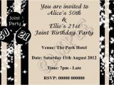 Joint Birthday Party Invitations for Adults Joint Birthday Party Invitations for Adults Birthday