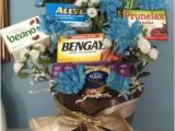 Joke Birthday Gifts for Him Old Age Remedies Tucked Into A Flower Arrangement is A