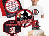 Jordan Birthday Invitations Air Jordan Birthday Party You Print Air Jordan Invitation