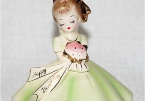 Josef Birthday Girls Josef originals Music Box Birthday Girl Vintage Figurine