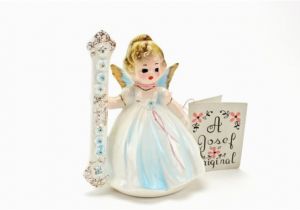 Josef Birthday Girls Vintage Josef Birthday Girl Angel Figurine Mint Josef