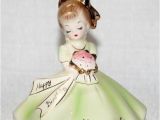 Josef originals Birthday Girls Josef originals Music Box Birthday Girl Vintage Figurine