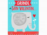 Jumbo Birthday Cards Hallmark Elephant Jumbo Spanish Language Valentine 39 S Day Card 19