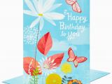 Jumbo Birthday Cards Hallmark Joyful butterflies Pop Up Jumbo Birthday Card 16