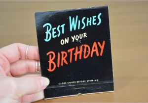 Jumbo Birthday Cards Hallmark Jumbo Birthday Hallmark Greeting Card Matchbook