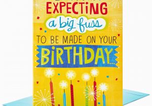 Jumbo Birthday Cards Hallmark Make A Fuss Cake Decoration Jumbo Birthday Card 16