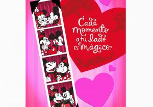 Jumbo Birthday Cards Hallmark Mickey Minnie Spanish Language Jumbo Valentine 39 S Day